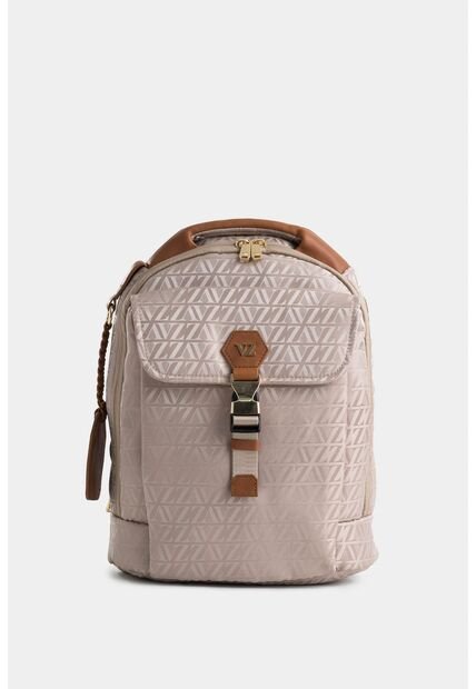 Morral Bloom 2 Jacquard Monograma VZ Para Mujer Porta Trolley Morral Bloom 2 Jacquard Monograma VZ Para Mujer Porta Trolley Beige VÉLEZ