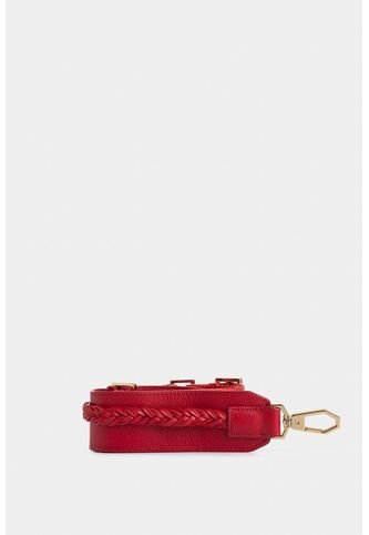 Cargadera Lirio De Cuero Para Mujer Detalle Tejido Cargadera Lirio De Cuero Para Mujer Detalle Tejido Rojo VÉLEZ Vélez