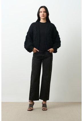 Cardigan Tejido Para Mujer Luzia Cardigan Tejido Para Mujer Luzia Negro L VÉLEZ