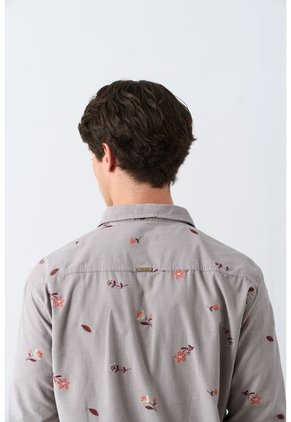 Camisa Lyra 2 Manga Larga Para Hombre Semi Fitted Camisa Lyra 2 Manga Larga Para Hombre Semi Fitted Gris M VÉLEZ