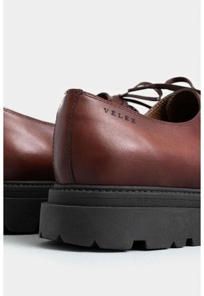 Zapatos De Cordón Arezzo De Cuero Para Hombre Efecto Envejecido Zapatos De Cordón Arezzo De Cuero Para Hombre Efecto Envejecido Vinotinto 43 VÉLEZ