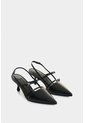 Tacones Cerrados Brielle De Cuero Folia Para Mujer Brillo Tacones Cerrados Brielle De Cuero Folia Para Mujer Brillo Negro 34 VÉLEZ de Vélez