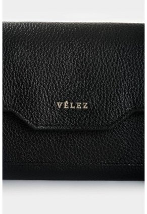 Billetera Porta Chequera De Cuero Para Mujer Marina Billetera Porta Chequera De Cuero Para Mujer Marina Negro VÉLEZ