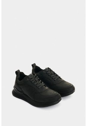 Tenis De Cuero Para Hombre Ibisa Tenis De Cuero Para Hombre Ibisa Negro 46 VÉLEZ