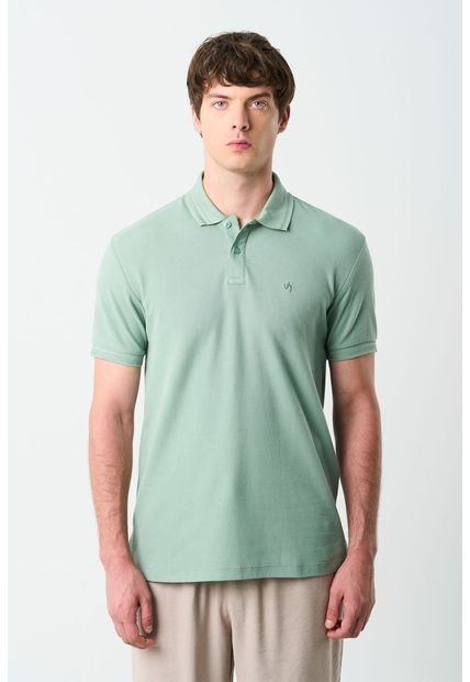 Polo Summer Para Hombre Semi Ajustada Polo Summer Para Hombre Semi Ajustada Agua Marina XL Vélez