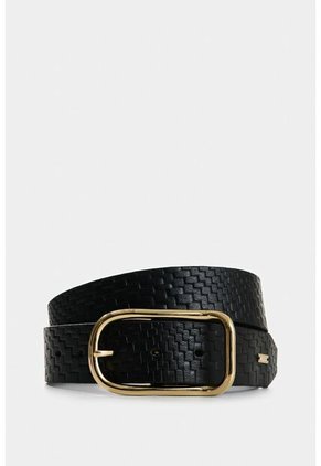 Cinturón Unifaz De Cuero Para Mujer Arañón Cinturón Unifaz De Cuero Para Mujer Arañón Negro M VÉLEZ