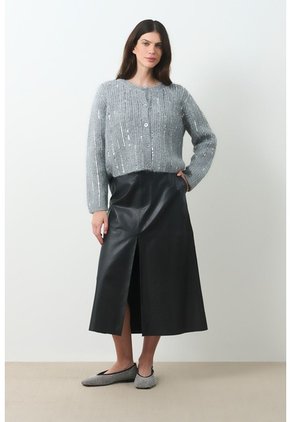 Cardigan Tejido Para Mujer Aurelia Cardigan Tejido Para Mujer Aurelia Gris S VÉLEZ