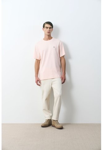 Camiseta Manga Corta Lerici Para Hombre Semi Fitted Camiseta Manga Corta Lerici Para Hombre Semi Fitted Rosado L VÉLEZ Vélez