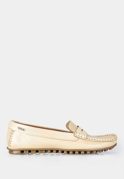 Mocasines Denver De Cuero Para Mujer Grabado Con Placa Mocasines Denver De Cuero Para Mujer Grabado Con Placa Dorado 38 Vélez
