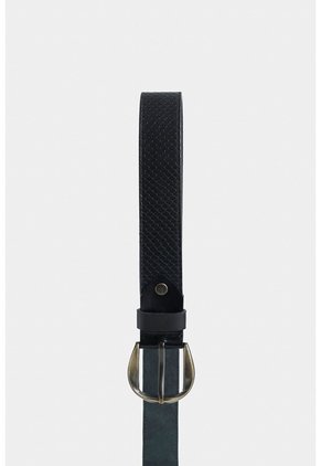 Cinturón Unifaz Makki De Cuero Para Mujer Placa Reptilia Cinturón Unifaz Makki De Cuero Para Mujer Placa Reptilia Negro L VÉLEZ