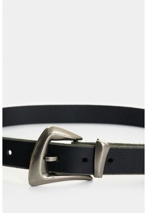 Cinturón Unifaz De Cuero Para Mujer Gael Cinturón Unifaz De Cuero Para Mujer Gael Negro S VÉLEZ