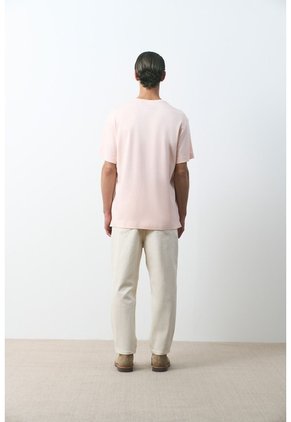 Camiseta Manga Corta Lerici Para Hombre Semi Fitted Camiseta Manga Corta Lerici Para Hombre Semi Fitted Rosado L VÉLEZ
