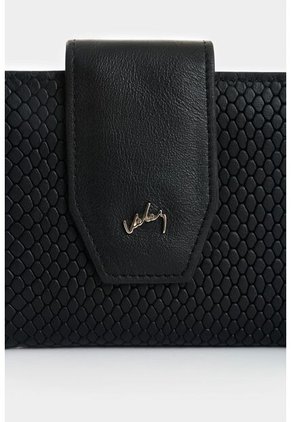Billetera De Cuero Grabado Para Mujer Hiedra Billetera De Cuero Grabado Para Mujer Hiedra Negro VÉLEZ
