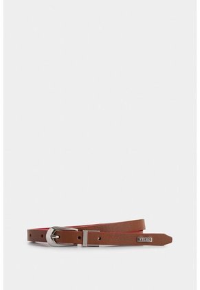 Cinturón Doble Faz Magena De Cuero Folia Para Mujer Efecto Croco Cinturón Doble Faz Magena De Cuero Folia Para Mujer Efecto Croco Miel S VÉLEZ