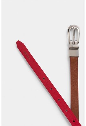 Cinturón Doble Faz Magena De Cuero Folia Para Mujer Efecto Croco Cinturón Doble Faz Magena De Cuero Folia Para Mujer Efecto Croco Miel S VÉLEZ