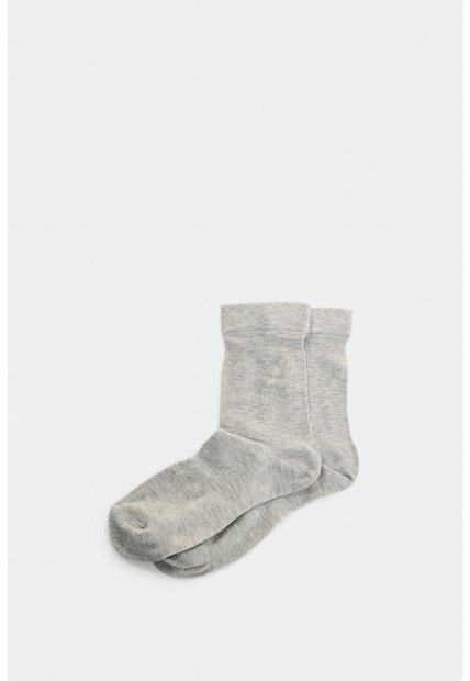 Calcetines Media Pierna Tejidos Para Hombre Detalle Acanalado Calcetines Media Pierna Tejidos Para Hombre Detalle Acanalado Gris XS VÉLEZ
