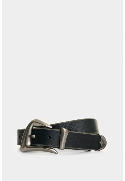 Cinturón Unifaz De Cuero Para Mujer Gael Cinturón Unifaz De Cuero Para Mujer Gael Negro XL VÉLEZ