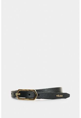 Cinturón Unifaz De Cuero Para Mujer Aura Cinturón Unifaz De Cuero Para Mujer Aura Negro S VÉLEZ Vélez