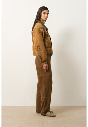 Cardigan En Lana Para Mujer Surco Cardigan En Lana Para Mujer Surco Miel L VÉLEZ