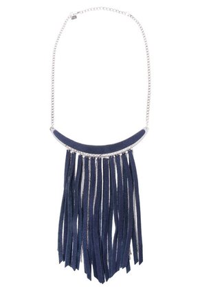 Collar Azul Oscuro-Plateado Vélez