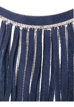 Collar Azul Oscuro-Plateado Vélez