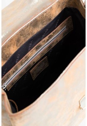 Morral Thalia De Cuero Folia Para Mujer Silueta Hexagonal Morral Thalia De Cuero Folia Para Mujer Silueta Hexagonal Plata Vélez