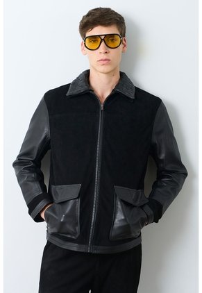 Chaqueta De Cuero Para Hombre Nila 2 Chaqueta De Cuero Para Hombre Nila 2 Negro XXXL VÉLEZ