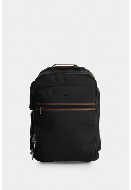 Morral De Viaje En Lona Y Cuero Para Hombre Ankara 2 Morral De Viaje En Lona Y Cuero Para Hombre Ankara 2 Negro VÉLEZ