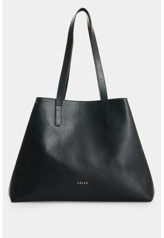 Shopping En Cuero Para Mujer Waira Shopping En Cuero Para Mujer Waira Negro VÉLEZ Vélez