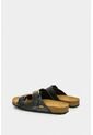 Sandalia Plana Pilos De Cuero Para Mujer Suela Corcho Sandalia Plana Pilos De Cuero Para Mujer Suela Corcho Negro 37 VÉLEZ de Vélez