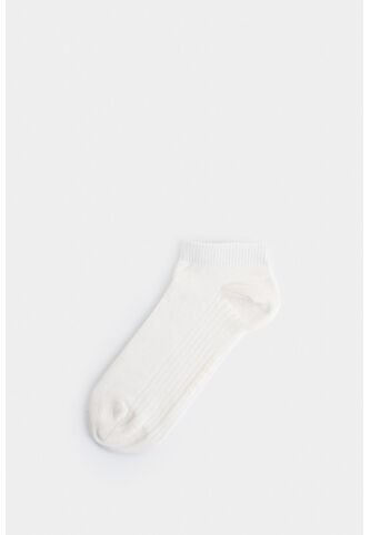 Calcetines Tobilleros Lines 3 De Algodón Para Hombre Detalle Acanalado Calcetines Tobilleros Lines 3 De Algodón Para Hombre Detalle Acanalado Perla XS VÉLEZ Vélez