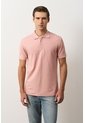 Polo Para Hombre Semi Fit Detalle Jacquard Polo Para Hombre Semi Fit Detalle Jacquard Coral S VÉLEZ de Vélez