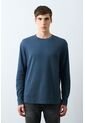 Camiseta Tejida Manga Larga Para Hombre Sabina Camiseta Tejida Manga Larga Para Hombre Sabina Azul Oscuro XL VÉLEZ de Vélez