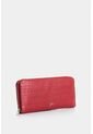 Porta Chequera Tulia De Cuero Para Mujer Con Grabado Porta Chequera Tulia De Cuero Para Mujer Con Grabado Rojo VÉLEZ de Vélez