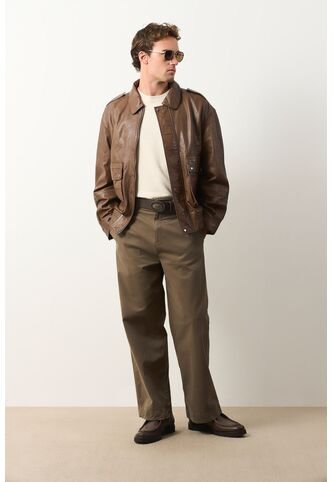 Pantalón Relaxed Fit Para Hombre Vega Pantalón Relaxed Fit Para Hombre Vega Tabaco 38 VÉLEZ Vélez