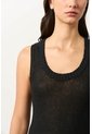 Camiseta Tejida Para Mujer Efecto Metalizado Lúrex Camiseta Tejida Para Mujer Efecto Metalizado Lúrex Negro Perlado L VÉLEZ de Vélez