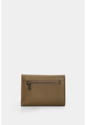 Billetera En Cuero Para Mujer Taupe Billetera En Cuero Para Mujer Taupe Tabaco VÉLEZ