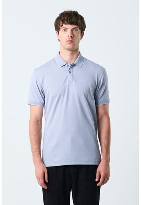 Polo Manga Corta Solan Para Hombre Semi Fitted Polo Manga Corta Solan Para Hombre Semi Fitted Azul XS VÉLEZ