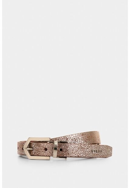 Cinturón Doble Faz De Cuero Para Mujer Miramar Cinturón Doble Faz De Cuero Para Mujer Miramar Plata M VÉLEZ