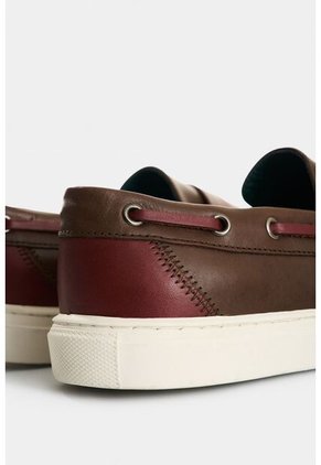 Mocasines Deportivos De Cuero Para Hombre Vintage Mocasines Deportivos De Cuero Para Hombre Vintage Cafe 40 VÉLEZ