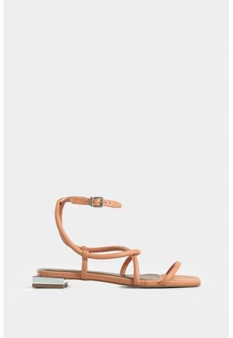 Sandalia Plana Amanecer De Cuero Para Mujer Amarre Al Tobillo Sandalia Plana Amanecer De Cuero Para Mujer Amarre Al Tobillo Rosado 38 VÉLEZ Vélez