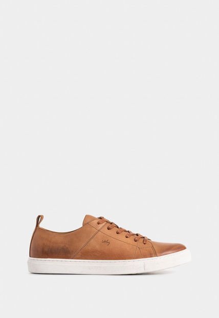 Tenis Condell De Cuero Para Hombre Efecto Envejecido Tenis Condell De Cuero Para Hombre Efecto Envejecido Miel 38 Vélez