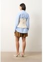Top Strapless En Denim Para Mujer Lumbre Top Strapless En Denim Para Mujer Lumbre Crema XL VÉLEZ de Vélez