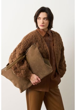 Cardigan Tejido Para Mujer Luzia Cardigan Tejido Para Mujer Luzia Miel L VÉLEZ