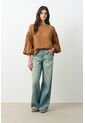 Camisa Tejida Para Mujer Almaru Camisa Tejida Para Mujer Almaru Miel XL VÉLEZ de Vélez