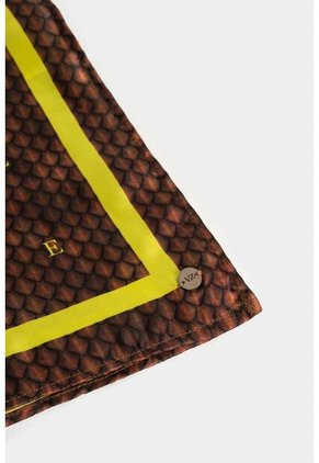 Pañuelo Kala Para Mujer Estampado Cuadrado Pañuelo Kala Para Mujer Estampado Cuadrado Cafe VÉLEZ