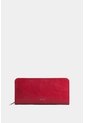 Porta Chequera Angola De Cuero Para Mujer Brillo Natural Porta Chequera Angola De Cuero Para Mujer Brillo Natural Rojo VÉLEZ de Vélez