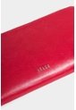 Porta Chequera Angola De Cuero Para Mujer Brillo Natural Porta Chequera Angola De Cuero Para Mujer Brillo Natural Rojo VÉLEZ de Vélez