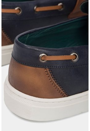 Mocasines Deportivos De Cuero Para Hombre Vintage Mocasines Deportivos De Cuero Para Hombre Vintage Azul 42 VÉLEZ