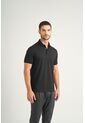 Polo Lucca Manga Corta Para Hombre Texturizada Polo Lucca Manga Corta Para Hombre Texturizada Negro XS VÉLEZ de Vélez